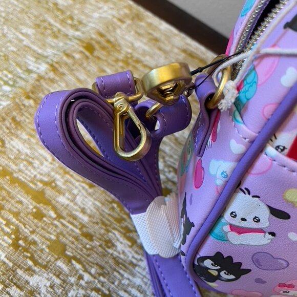 Loungefly Hello Kitty And Friends Hearts Crossbody Bag & Wallet - Picture 7 of 11